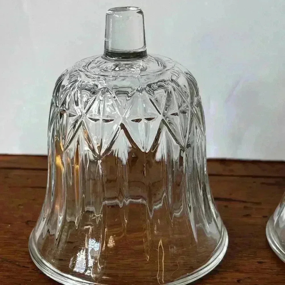 Vintage Homco Home Interiors one Glass‎ Sconce Diamond Cross Bell Shape - Picture 2 of 9